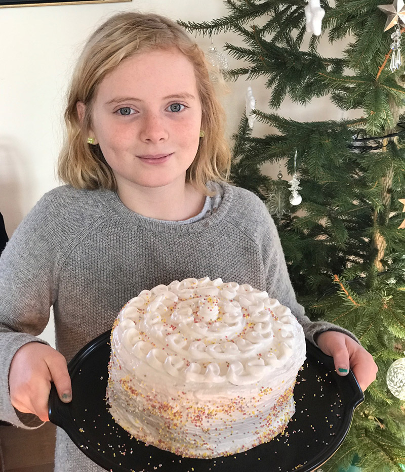 Le layer cake au citron : Un délicieux gâteau de famille