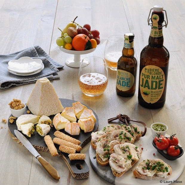 blog labelaure blogueuse culinaire photographie culinaire recette planche apéritive bière bio jade plaisir amis