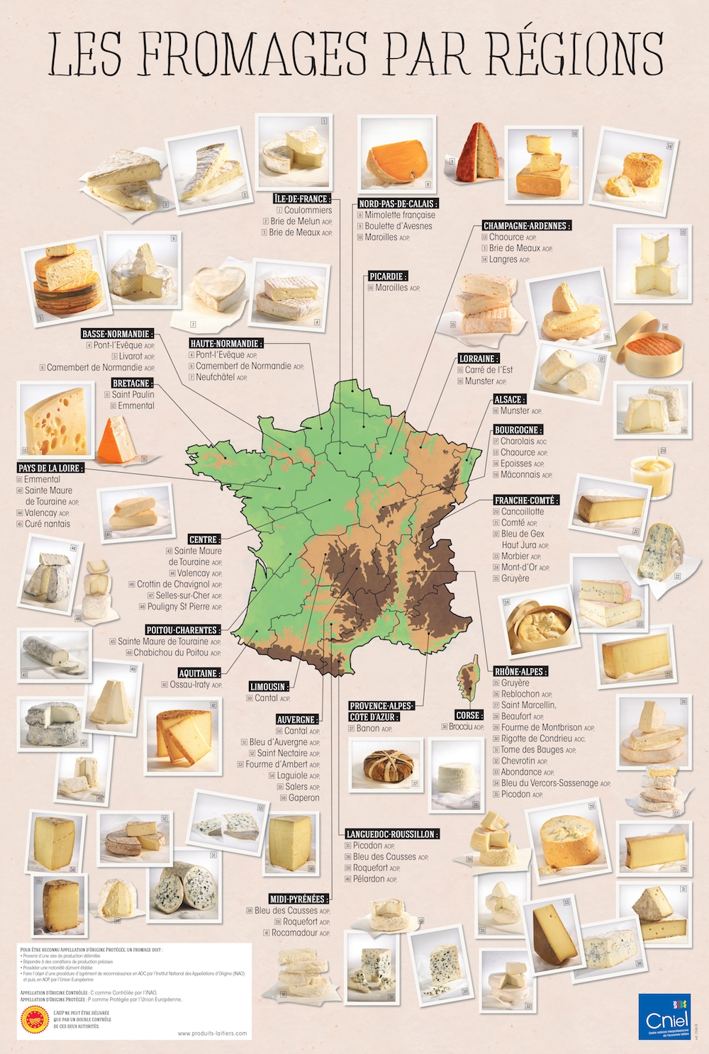 La France Aux 1 001 Fromages Labelaure 