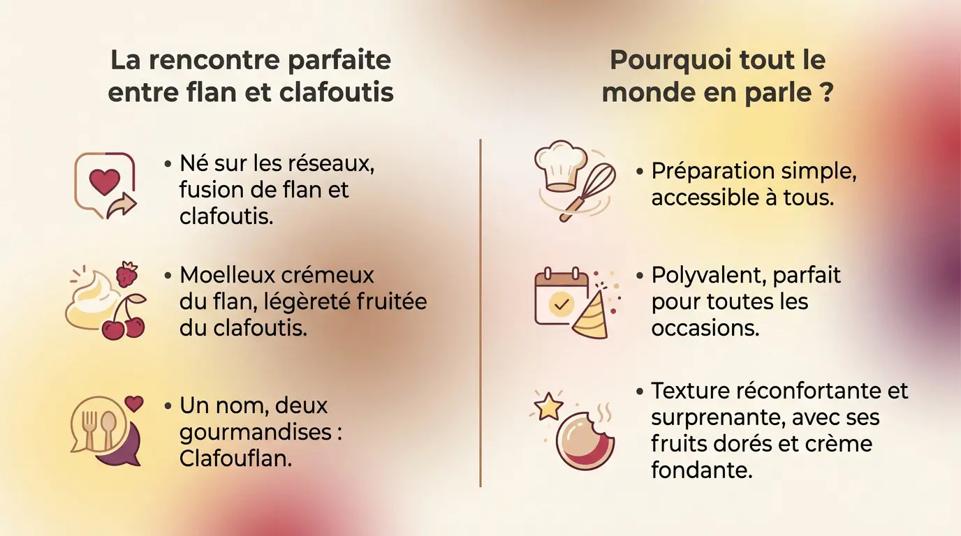 Part de clafouflan aux abricots dorés, illustrant la texture crémeuse entre flan et clafoutis