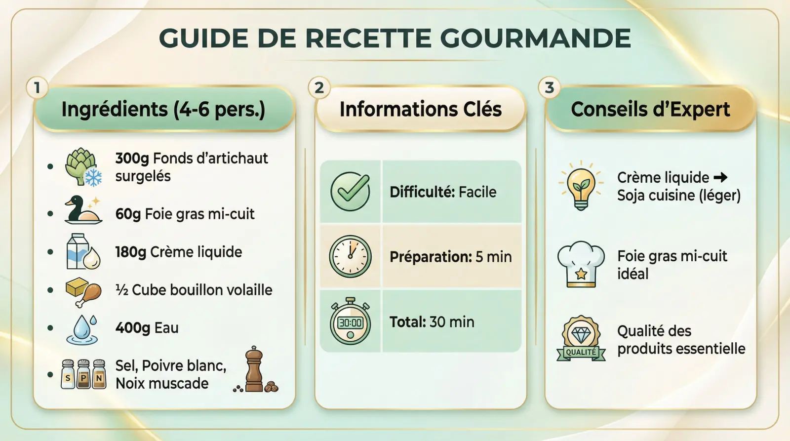 Ingrédients préparés pour un <strong width=