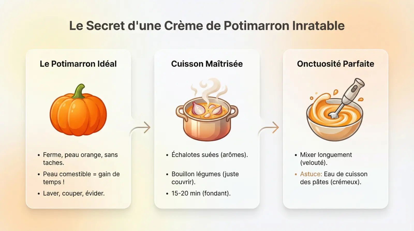 Crème de potimarron onctueuse pour napper des strozzapreti végétariens