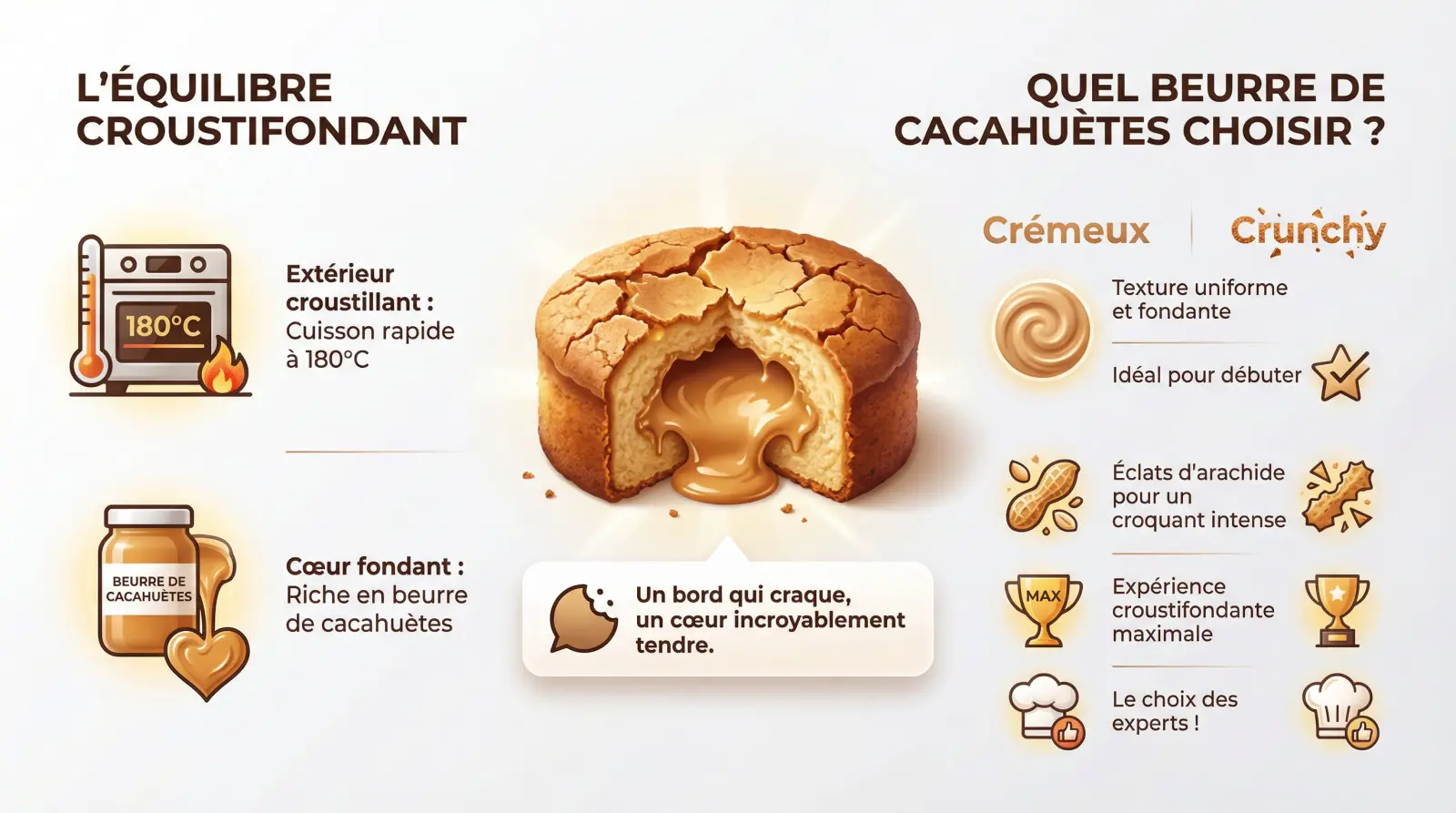 <strong>Biscuits croustillants et fondants au beurre de cacahuète</strong>« ><br />
</a></p><h2 id=