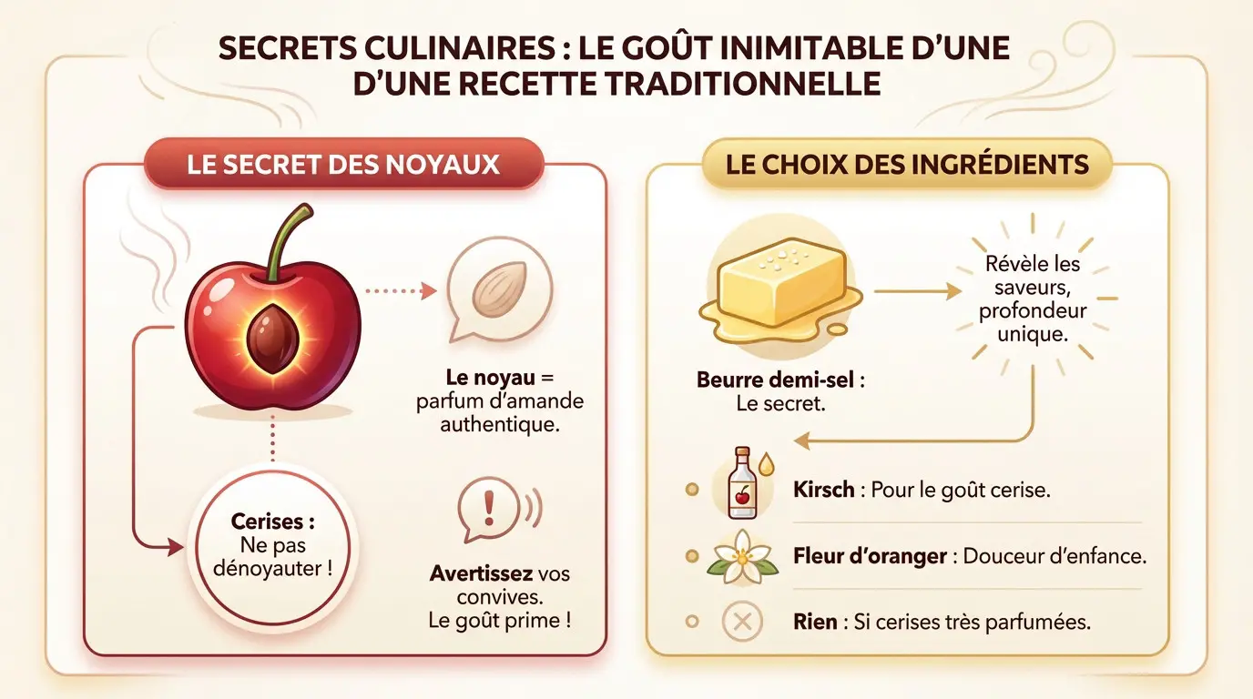Ingrédients secrets pour un clafoutis aux cerises authentique et savoureux