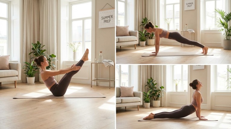 découvrez 3 postures de yoga efficaces pour brûler la graisse et tonifier votre corps avant l'été. adoptez ces exercices simples pour une silhouette affinée et une meilleure santé.