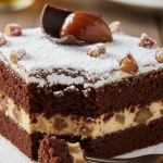 découvrez ce cake fondant au chocolat et aux marrons, un dessert de noël rapide et facile à préparer la veille, prêt en seulement 10 minutes pour régaler vos proches.