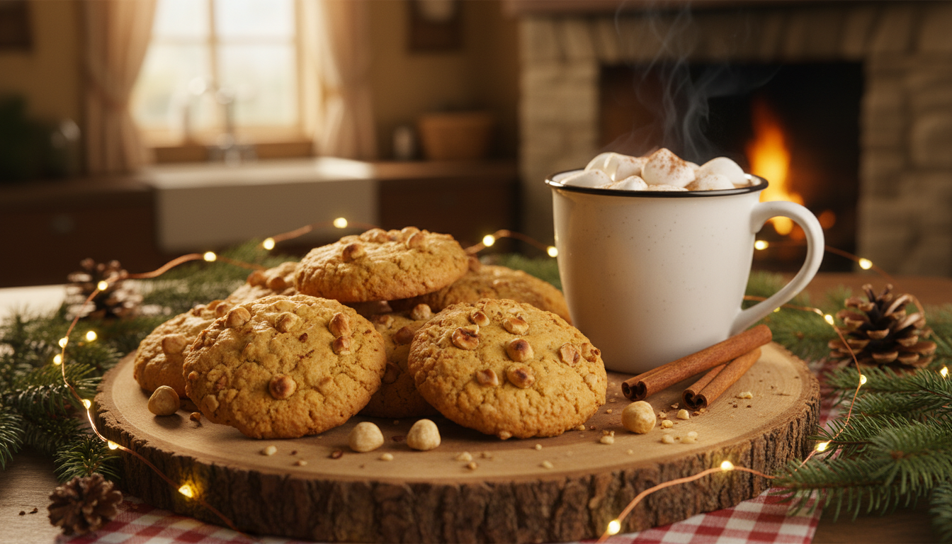 découvrez nos biscuits à la noisette, une douceur qui évoque les souvenirs d’enfance et emplit votre maison du parfum chaleureux de noël.