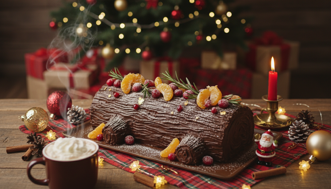 découvrez la bûche chocolat-clémentine qui conquiert tous les palais et révélez le secret d'un noël inoubliable. une recette gourmande et festive à tester absolument !
