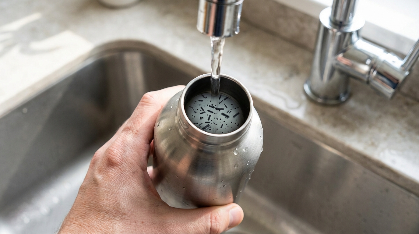 découvrez comment une habitude quotidienne liée à l'eau peut involontairement encourager la prolifération invisible des bactéries et comment y remédier efficacement.