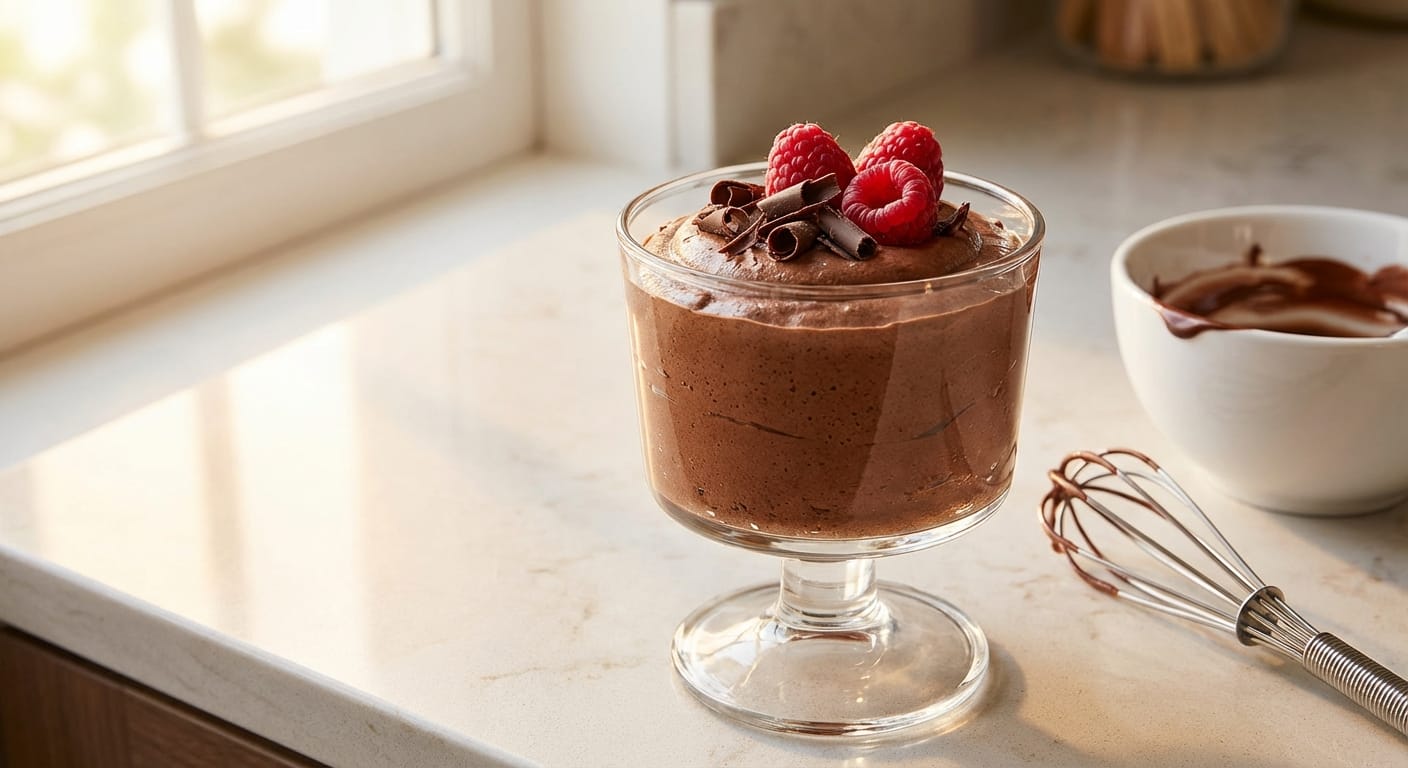 savourez une mousse au chocolat express prête en seulement 10 minutes, un dessert facile et rapide qui ravira tous les gourmands.