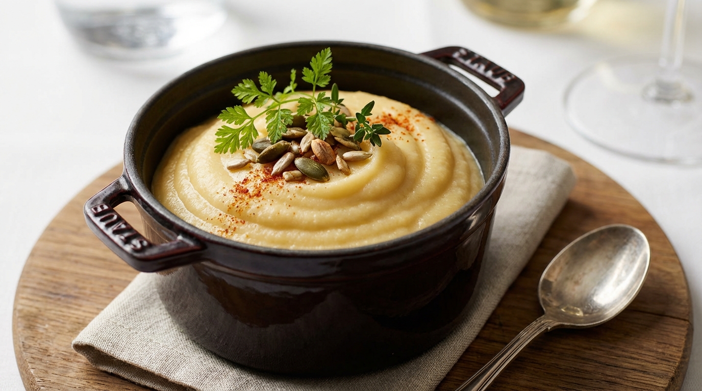 découvrez notre recette gourmande de purée de rutabaga à la coriandre et fromage frais, un délice crémeux alliant douceur et fraîcheur pour sublimer vos repas.