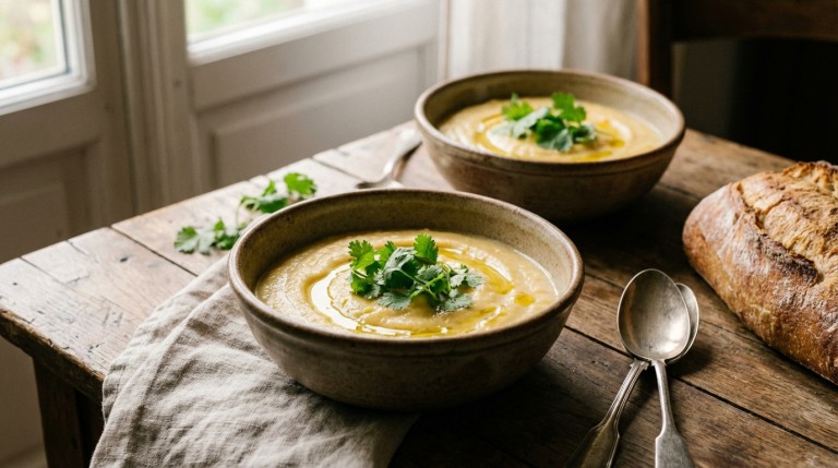 découvrez notre recette savoureuse de purée de rutabaga à la coriandre et fromage frais, une délicieuse harmonie crémeuse pour régaler vos papilles.