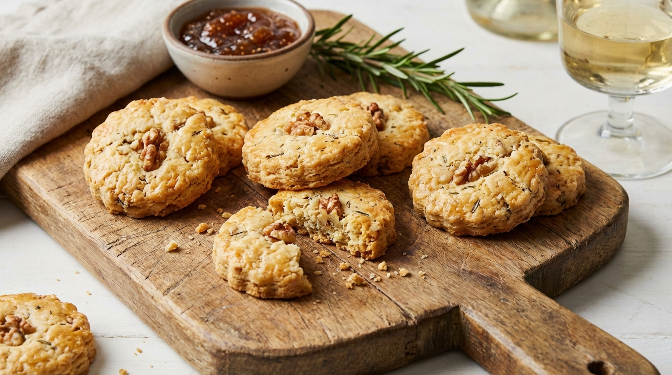 découvrez notre recette facile et rapide de sablés au fromage et noix, un délice croustillant parfait pour toutes les occasions. gourmandise garantie !