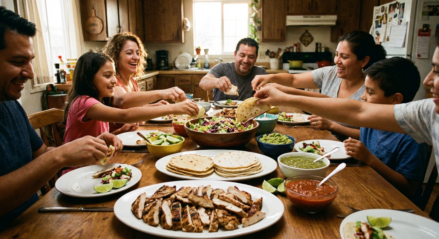 découvrez notre recette facile et gourmande de tortillas garnies au poulet tendre et fromage frais crémeux, idéale pour un repas savoureux et rapide.