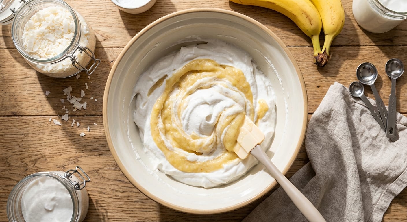savourez une bûche de noël légère et gourmande, alliant la douceur onctueuse de la crème de banane à une texture aérienne, parfaite pour vos fêtes de fin d'année.