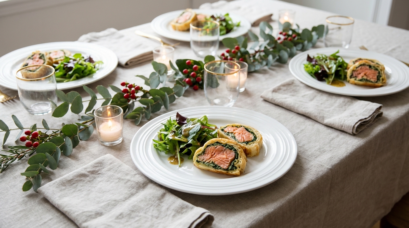 découvrez notre recette gourmande et légère de délice feuilleté au saumon frais et épinards, parfaite pour un repas savoureux et équilibré.