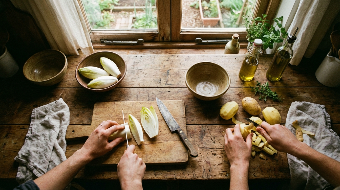 découvrez une recette facile et légère de croquettes d’endives parfumées à l’aneth, idéale pour un apéritif gourmand et sain.