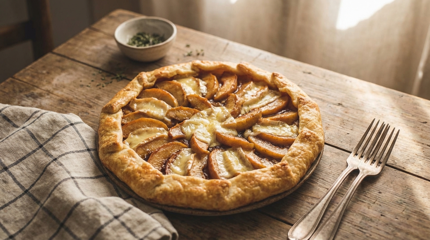 découvrez la tarte pommes-camembert, un délice sucré-salé à savourer sans attendre. une recette simple et gourmande pour régaler vos papilles.