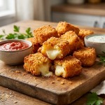 découvrez notre recette irrésistible des bouchées de fromage pané, des délices croustillants parfaits pour toutes vos envies gourmandes.