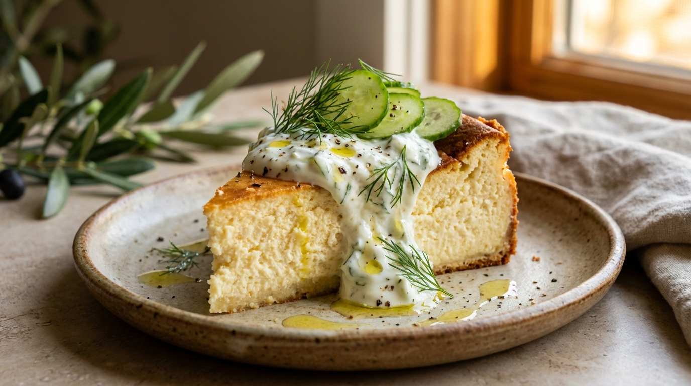 découvrez notre recette légère et gourmande de cheesecake salé au tzatziki, parfaite pour une entrée fraîche et originale.