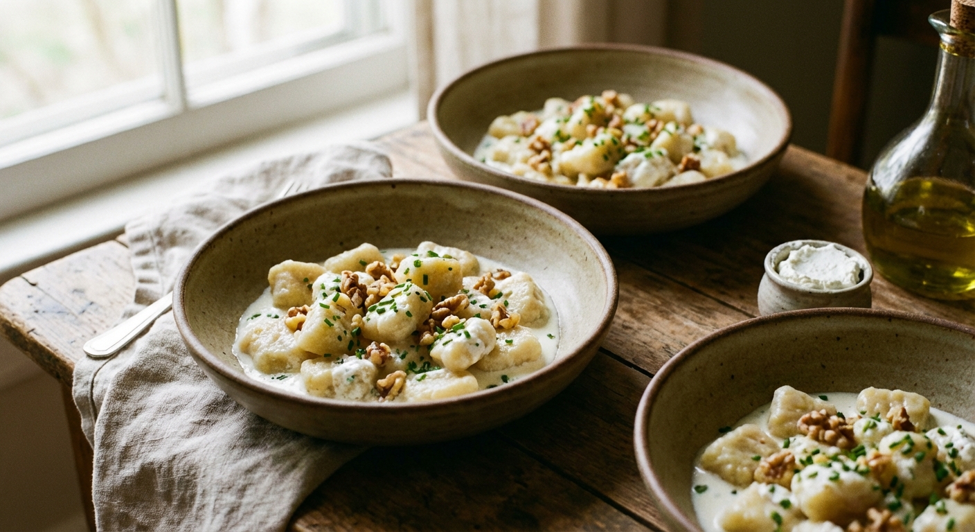 découvrez notre recette gourmande de gnocchis maison au fromage de chèvre frais, pour un plat savoureux et facile à réaliser qui ravira vos papilles.