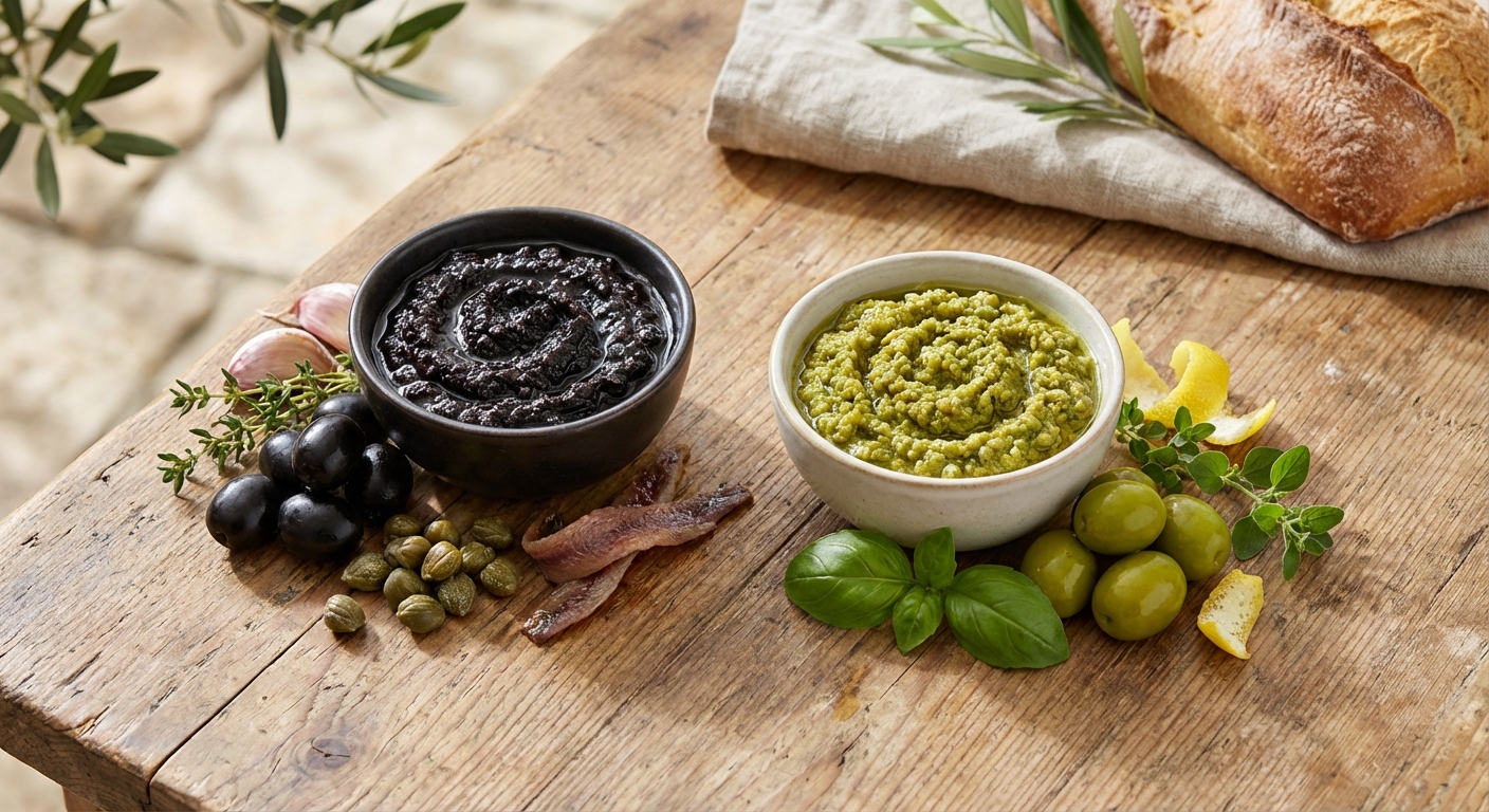 découvrez les différences entre la tapenade noire et verte et leurs bienfaits pour la santé. apprenez comment les utiliser pour sublimer vos plats méditerranéens.