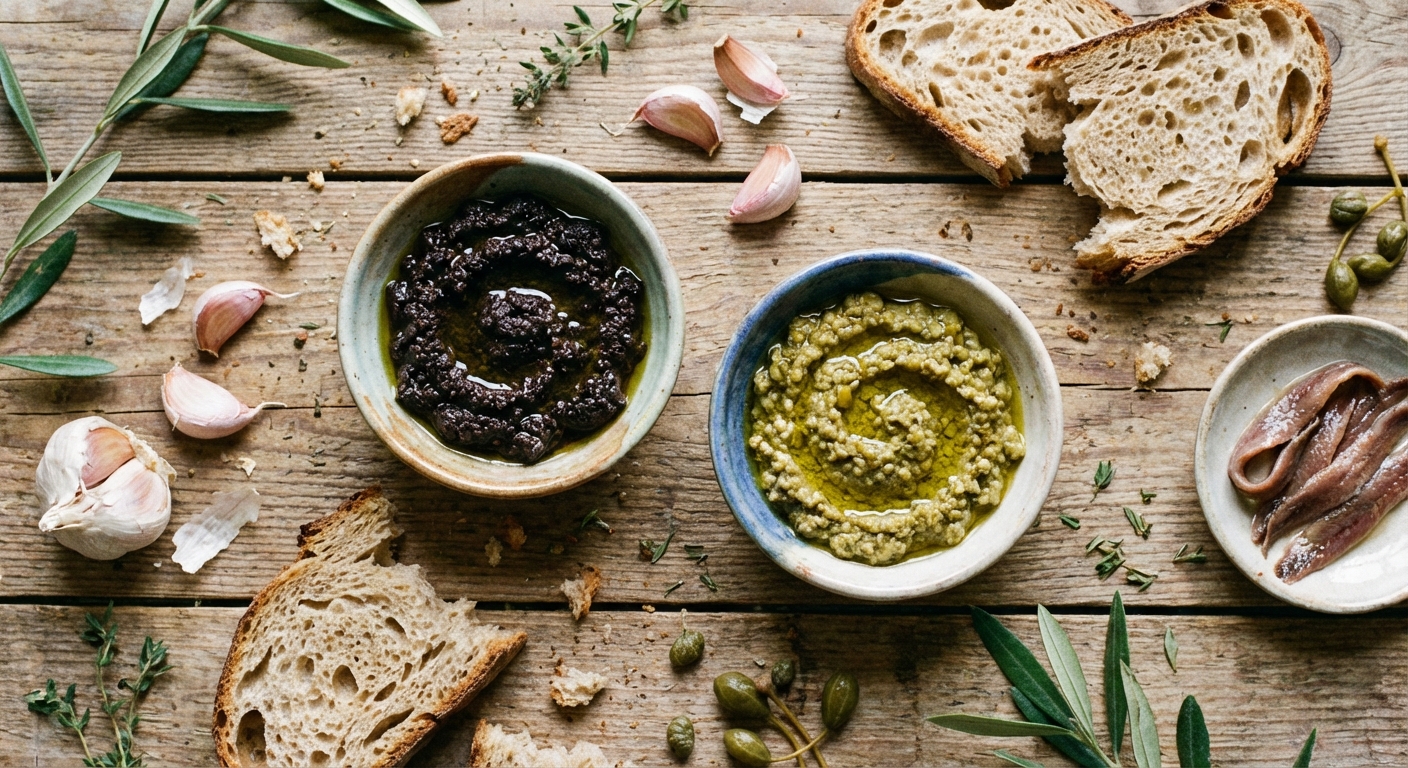 découvrez les différences et les bienfaits de la tapenade noire et verte, deux délicieuses préparations méditerranéennes riches en saveurs et en nutriments.