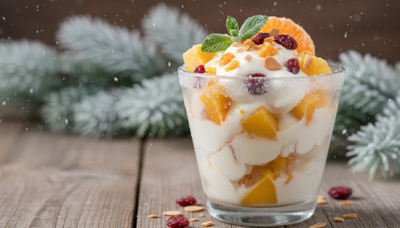 découvrez la recette rapide et facile du yaourt glacé mangue-clémentine, une douceur fruitée et rafraîchissante qui réchauffera vos hivers en seulement 5 minutes.