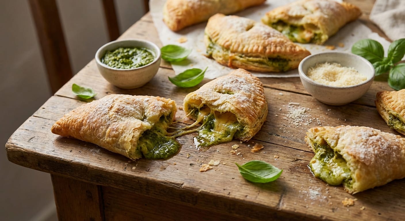 découvrez nos recettes faciles et savoureuses de feuilletés au pesto ou au fromage, parfaits pour des apéritifs gourmands et rapides à préparer.