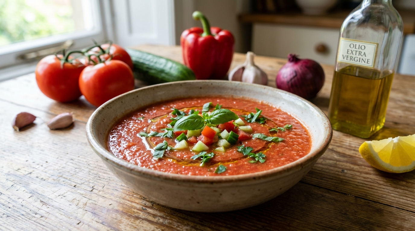 découvrez notre recette incontournable de gaspacho maison pour savourer une soupe froide intense en goût et légère, parfaite pour les journées d'été.