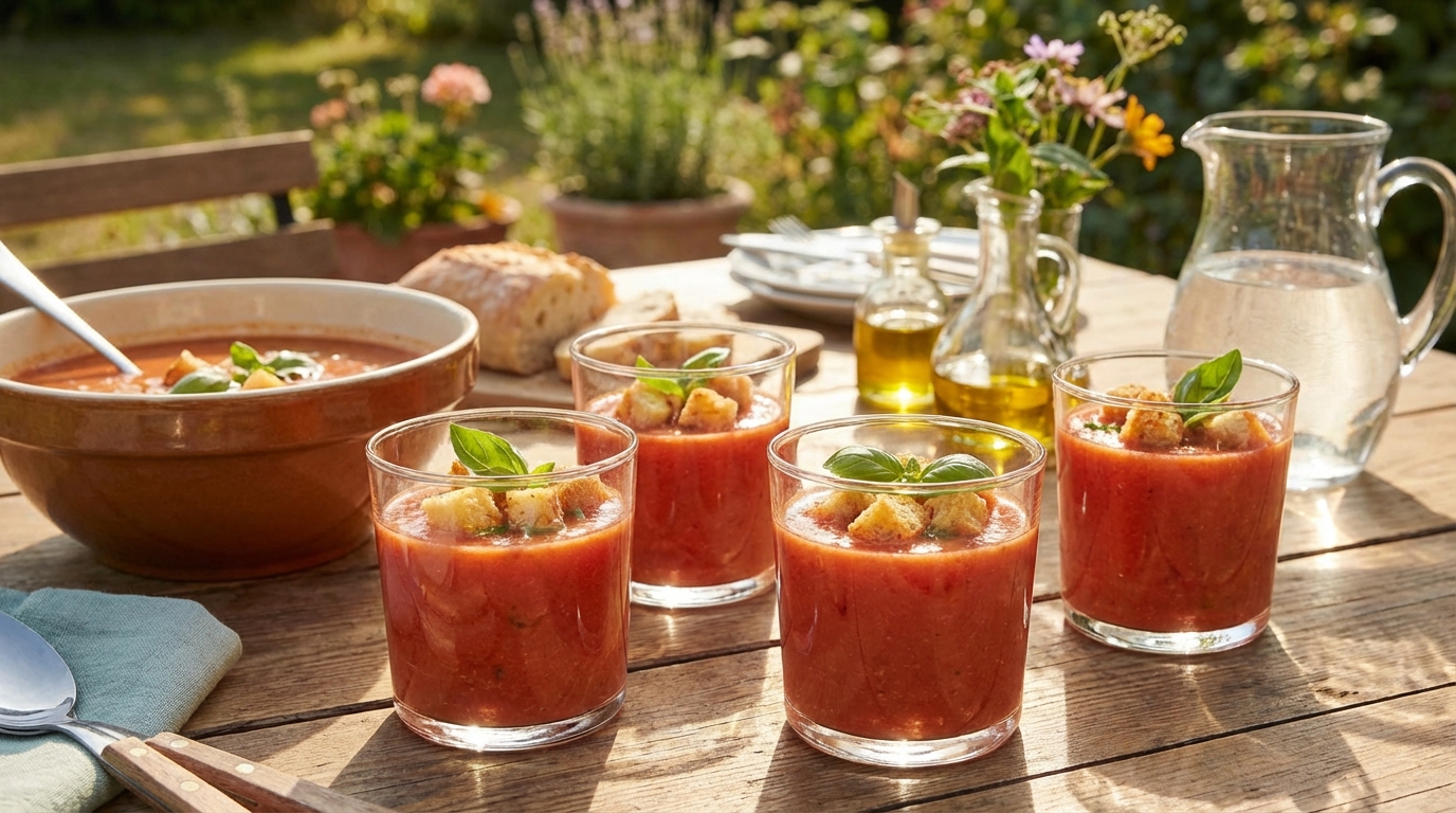 découvrez notre recette incontournable de gaspacho maison pour une saveur intense et légère. facile à préparer, fraîche et parfaite pour les repas d'été.