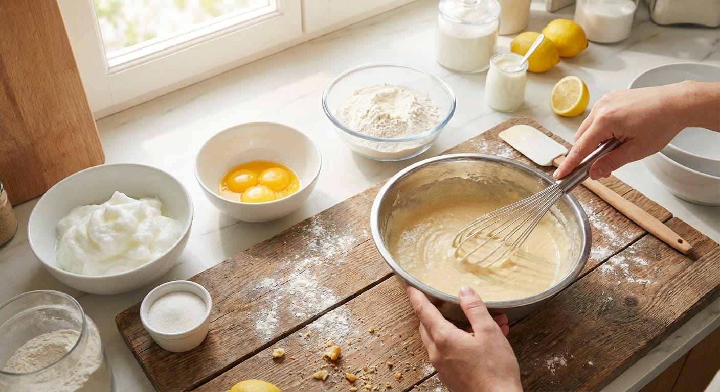 découvrez le secret ingénieux de julie andrieu pour réussir un gâteau au yaourt léger et moelleux à la perfection, idéal pour toutes vos envies gourmandes.