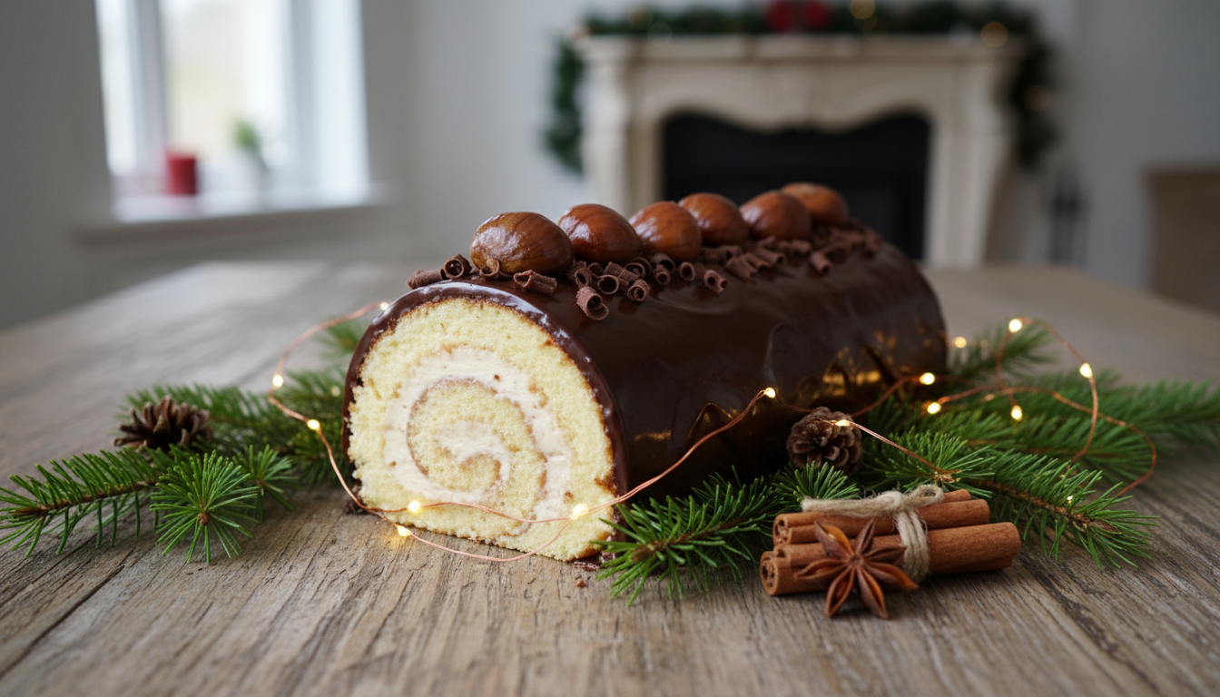 découvrez la recette incontournable de la bûche aux marrons, un dessert gourmand à préparer la veille pour un noël mémorable et plein de saveurs.
