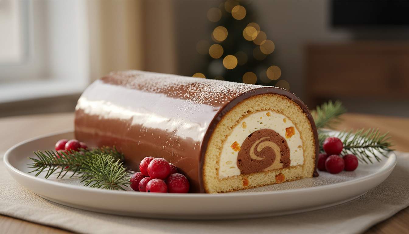 découvrez la bûche de noël de cyril lignac, une douceur légère et aérienne qui séduit dès la première bouchée, parfaite pour vos fêtes de fin d'année.