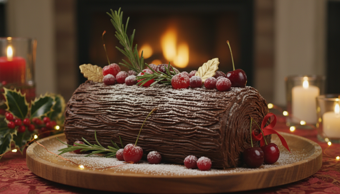 découvrez la bûche de noël de cyril lignac, une douceur légère et aérienne qui séduit dès la première bouchée, parfaite pour un dessert festif et gourmand.