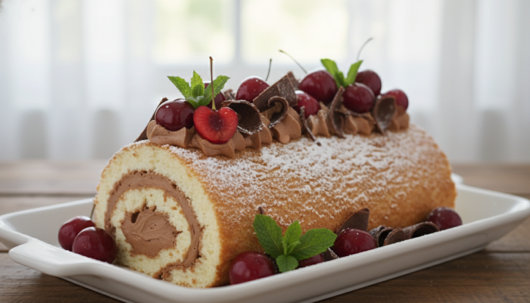 découvrez la bûche de noël de cyril lignac, une douceur légère et aérienne qui séduit dès la première bouchée. parfaite pour un noël gourmand et raffiné.