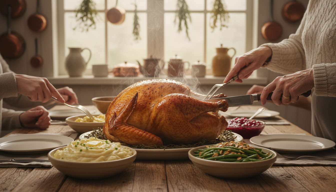 découvrez le secret de grand-mère pour réussir une dinde tendre et savoureuse, un plat qui ravira tous vos convives et fera l’unanimité à votre table.