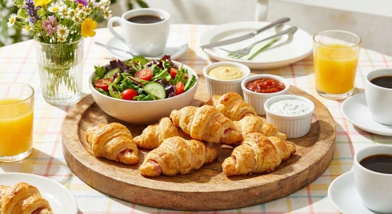 découvrez nos recettes faciles et rapides de mini croissants jambon-fromage, parfaits pour toutes les occasions, apéritifs et petites faims gourmandes.