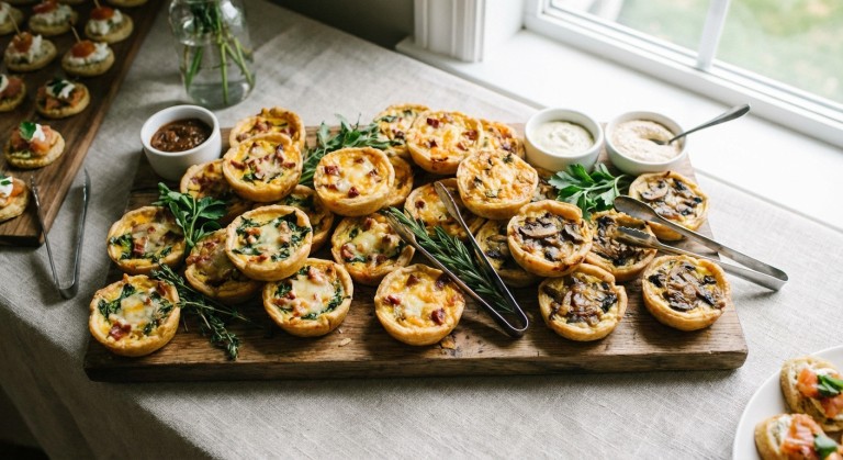 découvrez nos recettes faciles et rapides de mini quiches apéritives, parfaites pour vos repas et fêtes. simple à préparer, savoureux et idéal pour régaler vos invités !
