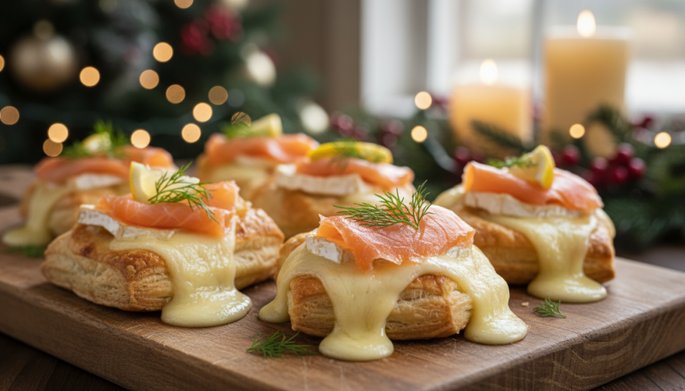 découvrez la recette apéro incontournable alliant pâte feuilletée, fromage et saumon, pour des bouchées festives qui surpassent tous les toasts de noël. simple, rapide et délicieux !