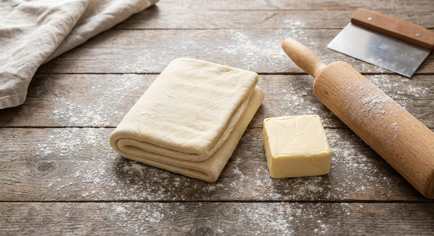 apprenez à réaliser une pâte feuilletée maison simplifiée grâce à mon secret infaillible. une recette facile et rapide pour des résultats parfaits à chaque fois !