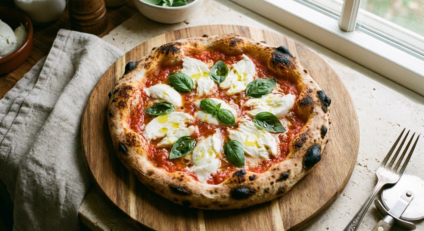 découvrez une recette facile et délicieuse pour préparer une pizza à la mozzarella maison, parfaite pour un repas savoureux et rapide.