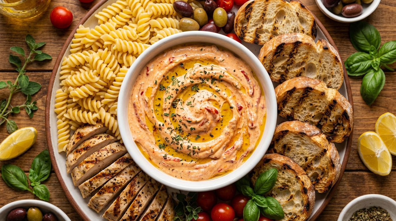 découvrez une recette gourmande de sauce onctueuse au poivron et fromage frais, parfaite pour accompagner vos plats et ravir vos papilles.