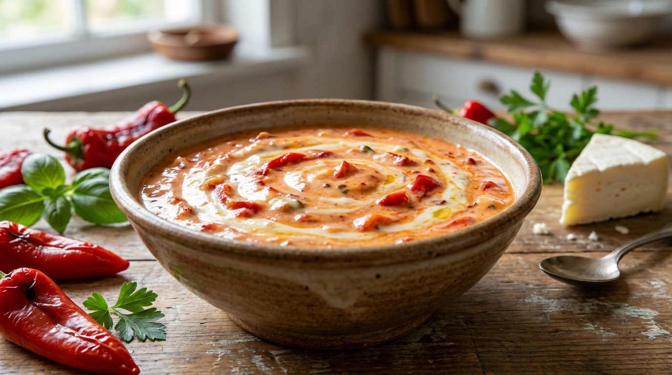 découvrez notre recette gourmande de sauce onctueuse au poivron et fromage frais, parfaite pour accompagner vos plats et sublimer vos repas avec une touche de douceur et de saveurs.