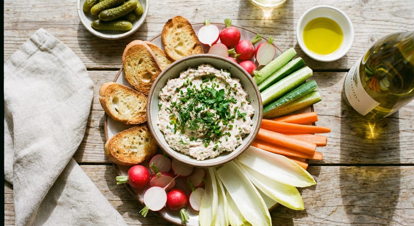 découvrez notre recette express de rillettes de thon, rapide à préparer et délicieusement savoureuse pour un apéritif parfait.