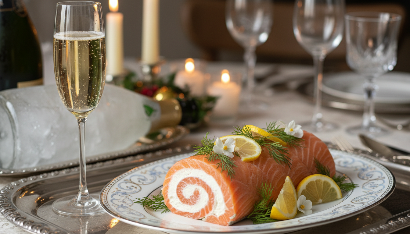 découvrez la recette facile du saumon en bûchette froide, parfaite pour sublimer vos réveillons avec une touche gourmande et originale.