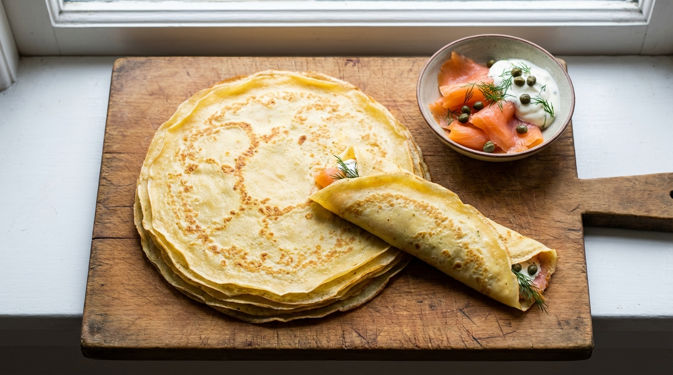 découvrez nos sucettes gourmandes alliant crêpes légères, saumon fumé savoureux et fromage frais onctueux, une recette raffinée pour un apéritif ou une entrée délicieuse.