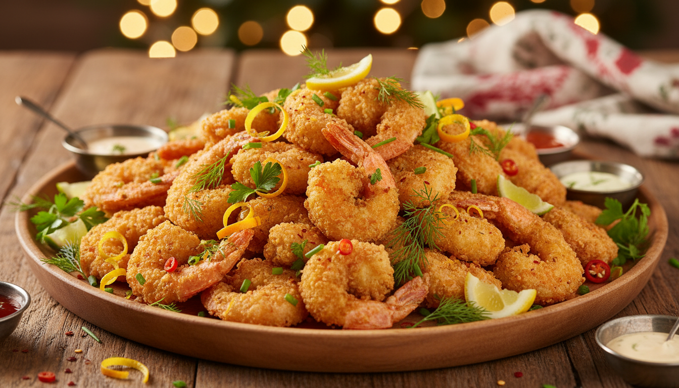 découvrez une recette festive où un enrobage délicat et des graines magiques subliment vos crevettes, les transformant en véritables merveilles pour le réveillon.