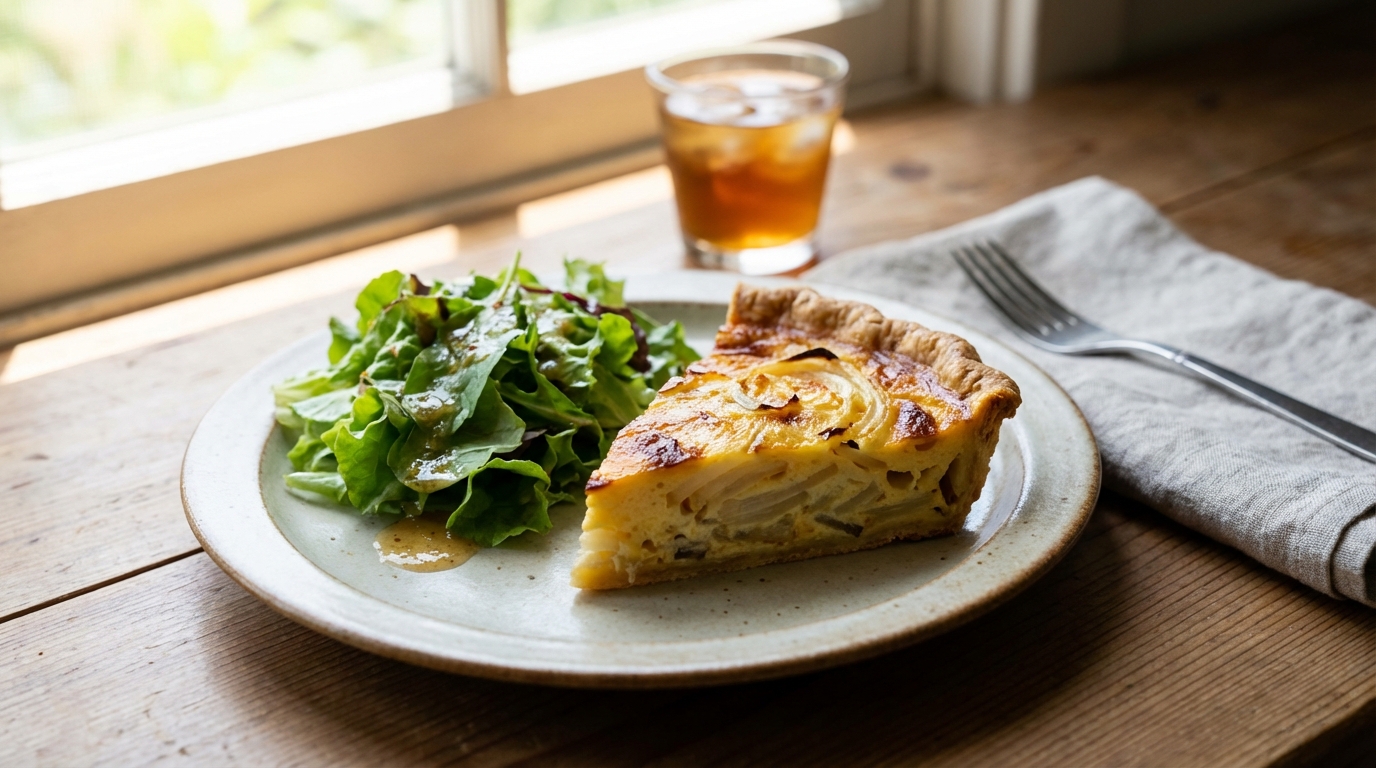 découvrez une quiche aux oignons gourmande et originale qui séduira même les plus réticents aux légumes grâce à sa saveur unique et délicieuse.