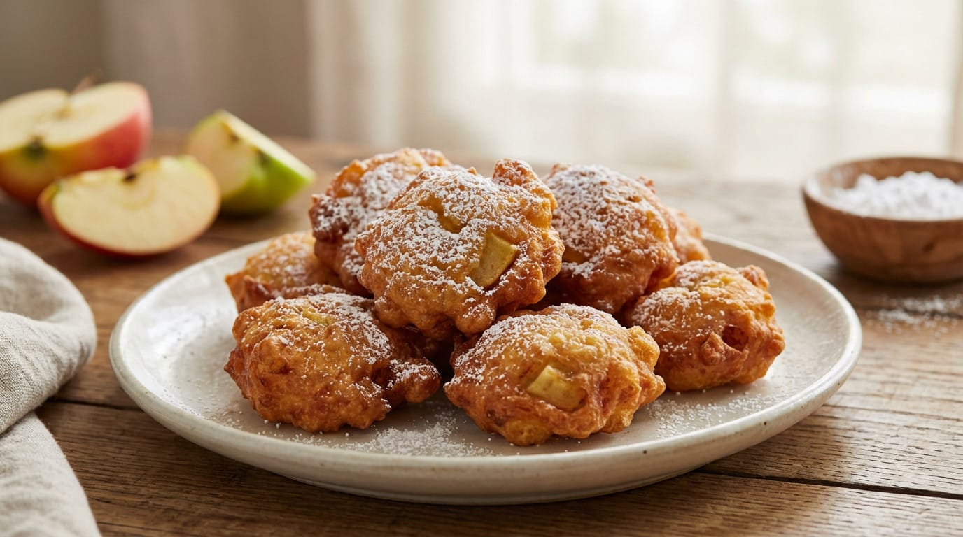 Recette de beignets pommes Bocuse légers et croustillants, avec des pommes Reinette